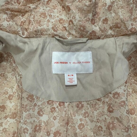 Joe Fresh x Jillian Harris Winter Jacket | Quilted White Coat | Cinch Waist Hood - Picture 6 of 9